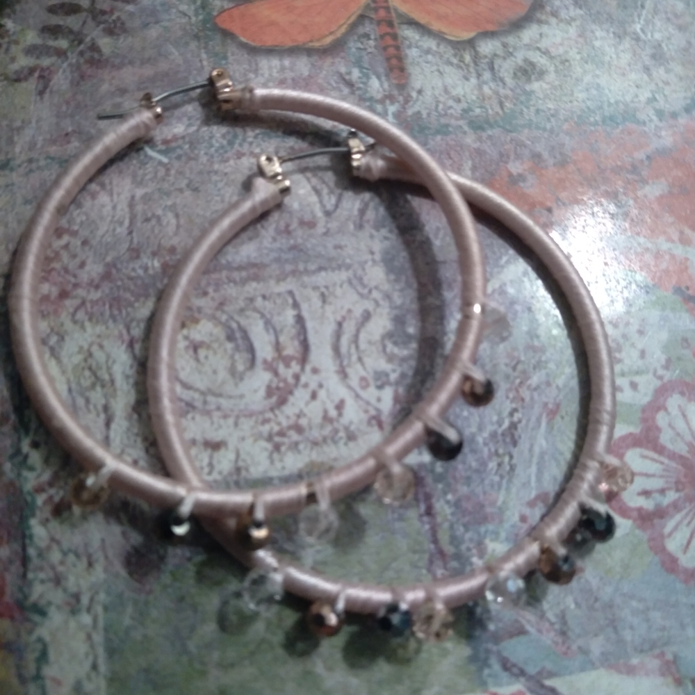 Nordstroms  funky hoop earrings